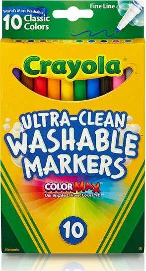 10 Ct. Ultra-Clean Washable Classic, Fine Line, Color Max Markers