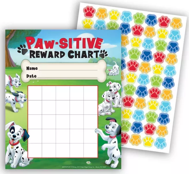 101 Dalmatians Paw-Sitive Mini Reward Charts With Stickers