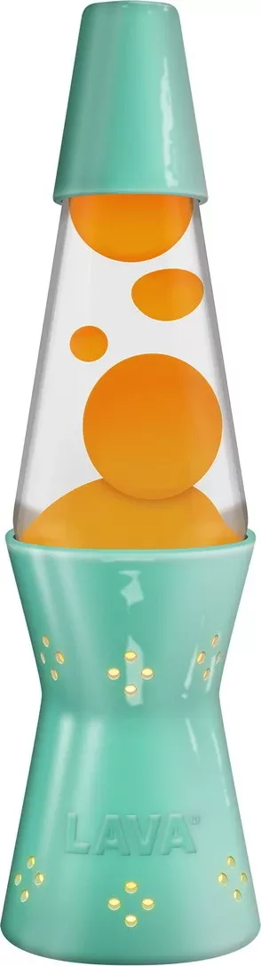 11.5" LAVA CANDLE LAMP GLOSS TRQ/OR/CLR