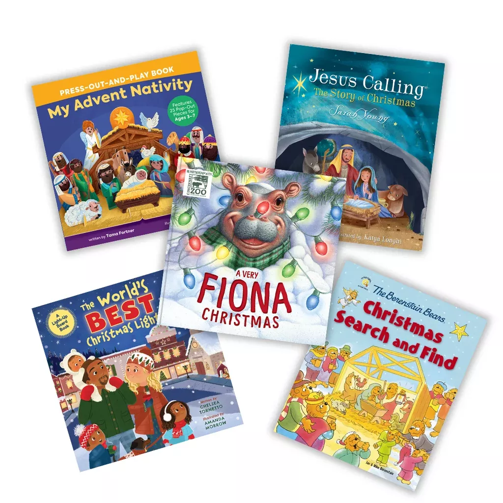 Baby & Toddler Christmas Book Collection-5 Holiday Favorites For Ages 0–4