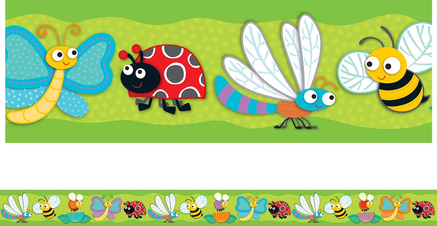 "Buggy" For Bugs Straight Borders