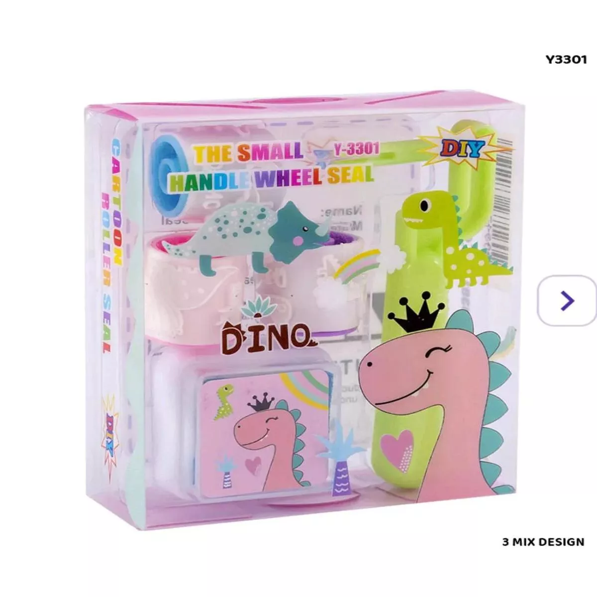(Buy 1 Get 1 Free) DIY Cute Dino-Themed Rolling Stamp Kit