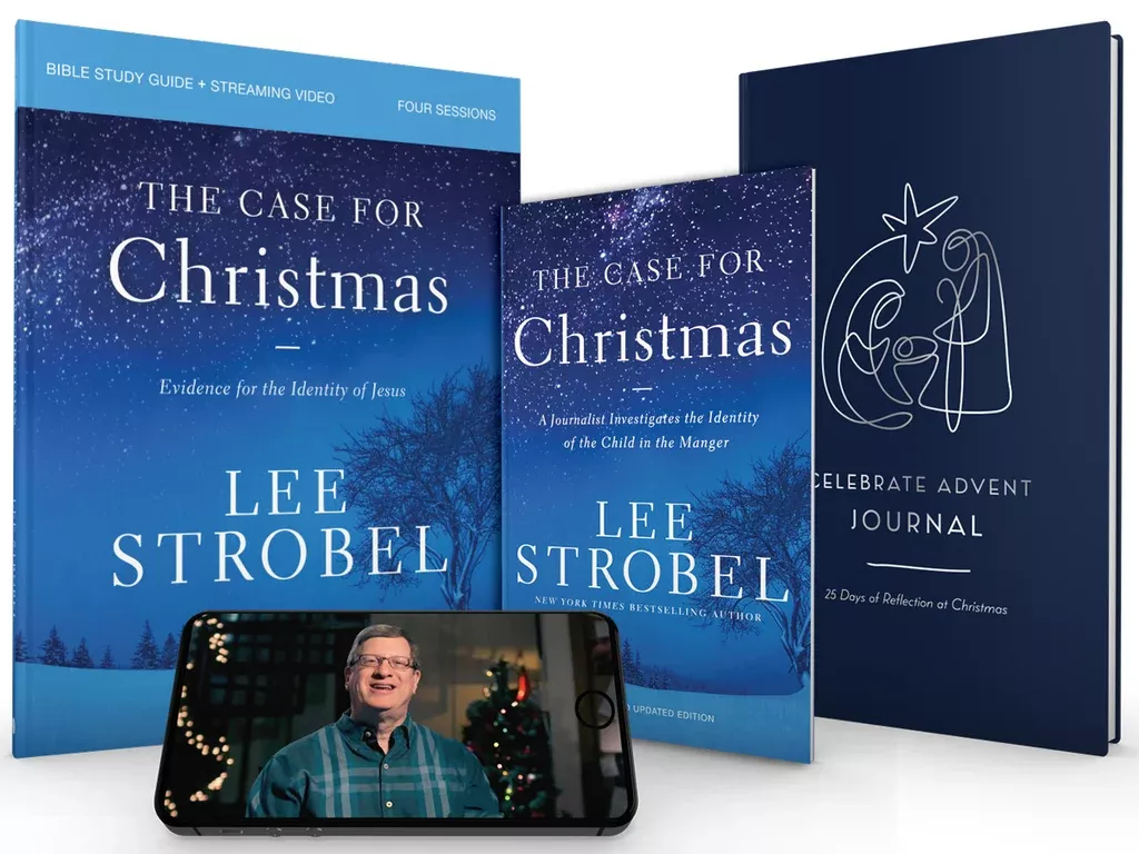 The Case for Christmas Bible Study Guide + Book + Journal Essentials Bundle