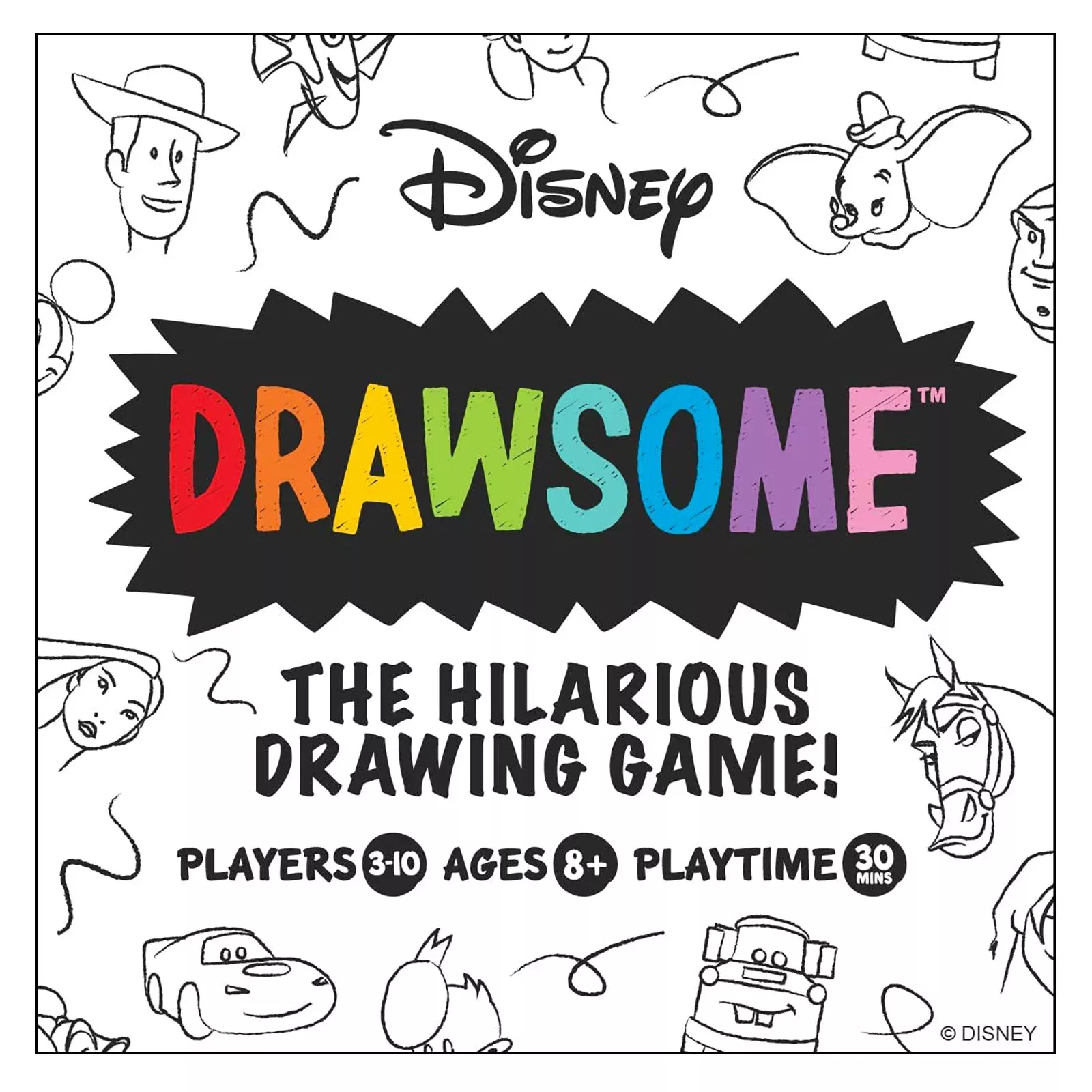Disney Drawsome Family Game