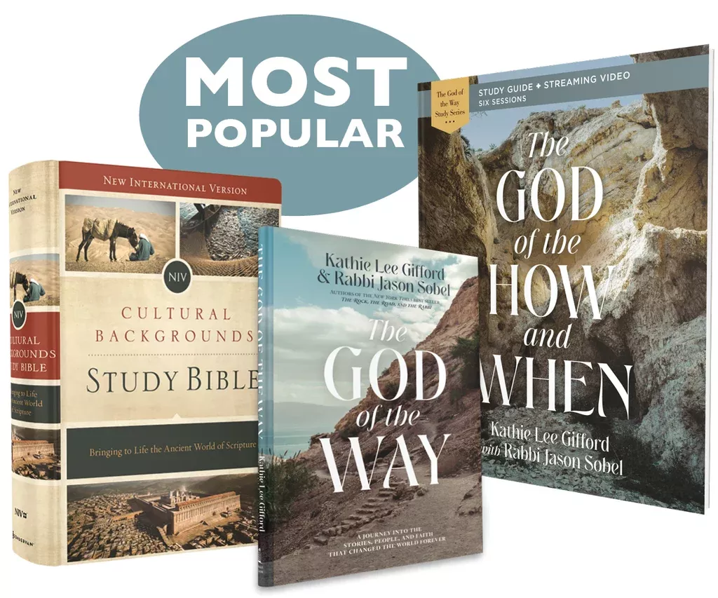 The God of the How and When Study Guide + Book + Bible Bundle