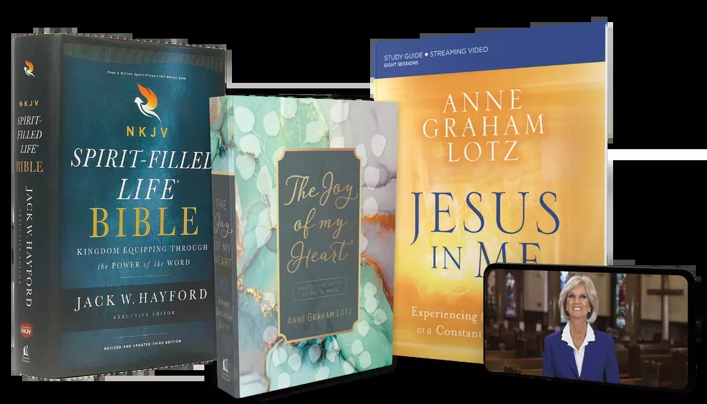 Jesus in Me Study Guide + Devotional + Bible Premium Bundle