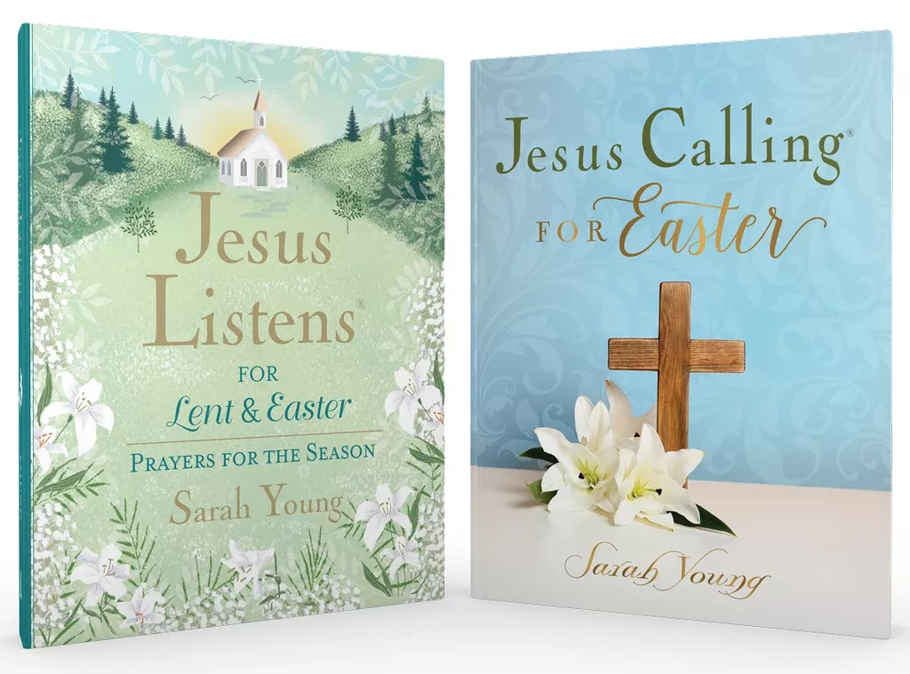 Jesus Listens for Lent & Easter + Jesus Calling for Easter Combo Pack Bundle