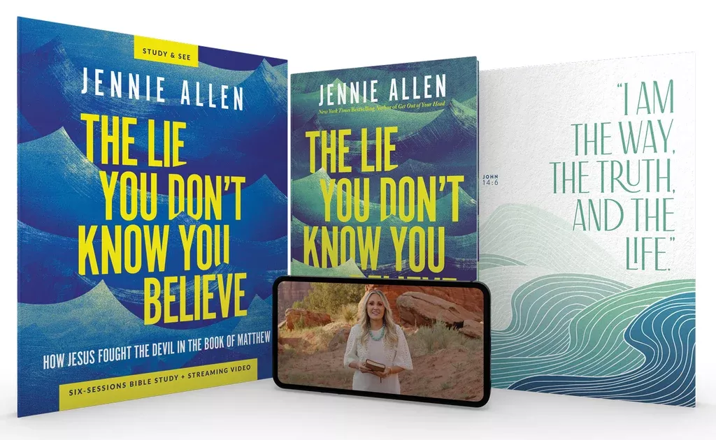 The Lie You Don't Know You Believe Bible Study Guide + Book + Journal Premium Bundle