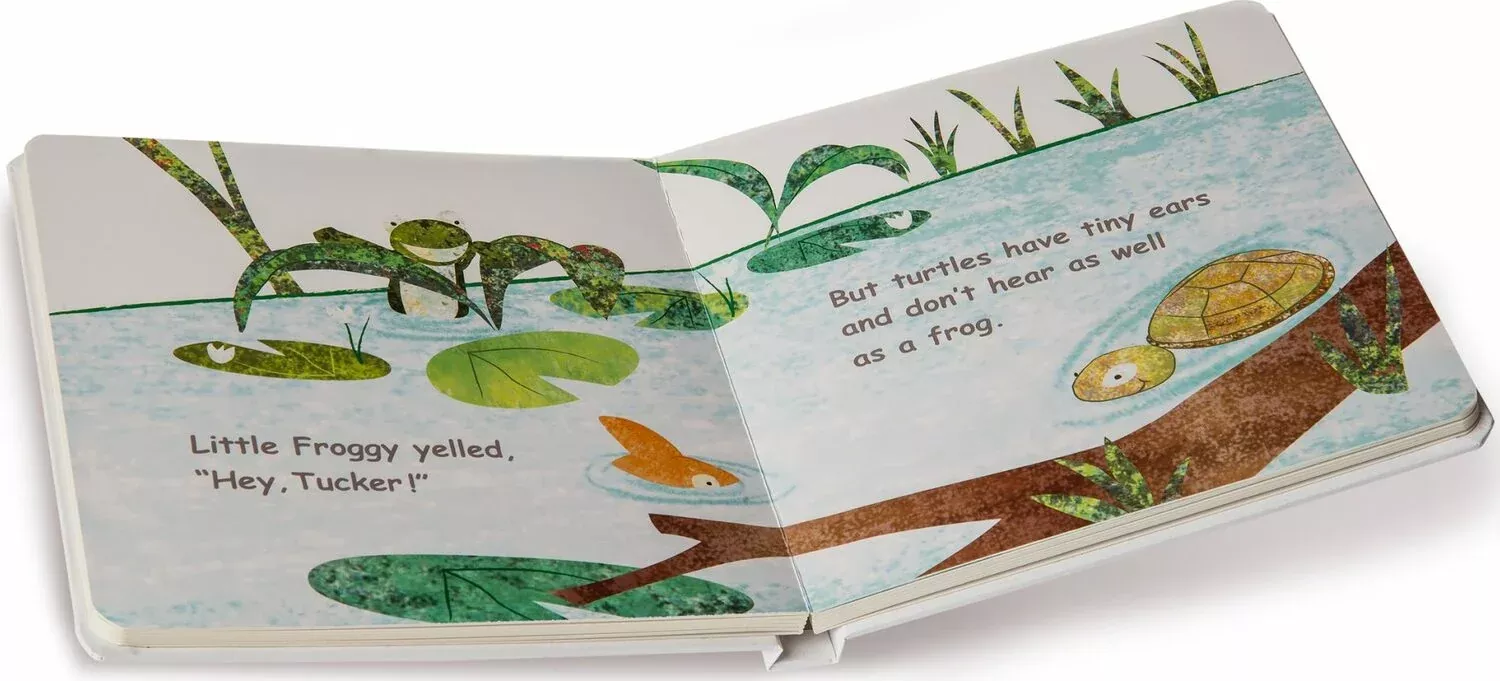 "Little Froggy Takes A Big Leap!" Board Book8x8"