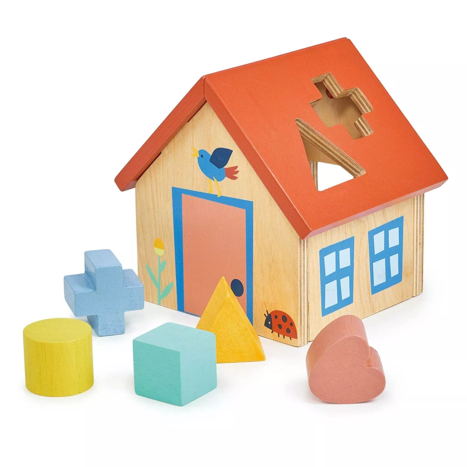 Mentari Wooden Shape Sorter House