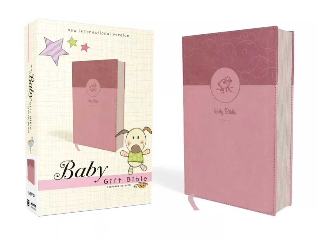 NIV, Baby Gift Bible, Holy Bible, Red Letter Edition, Comfort Print