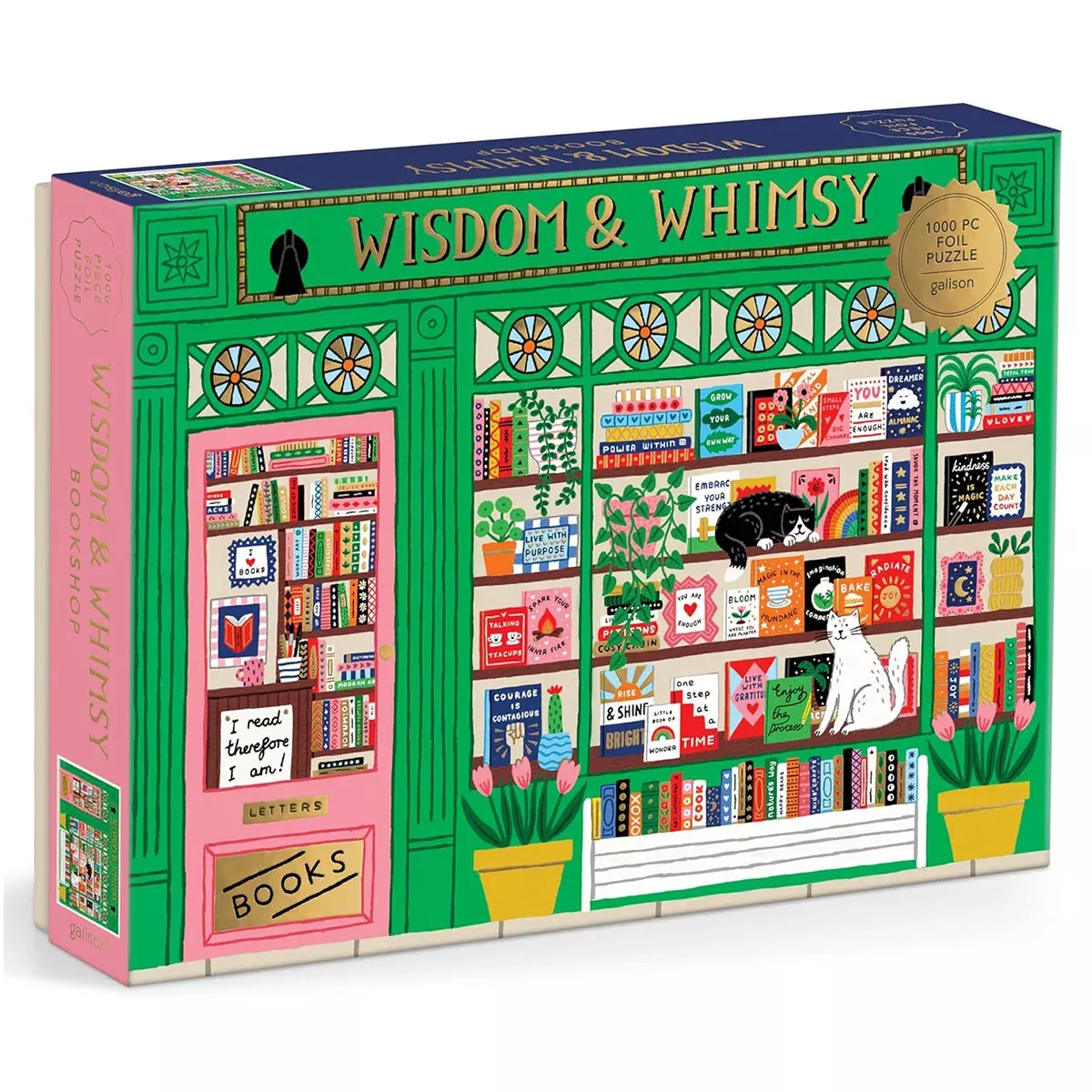 Wisdom & Whimsy Bookshop 1,000 Piece Puzzle