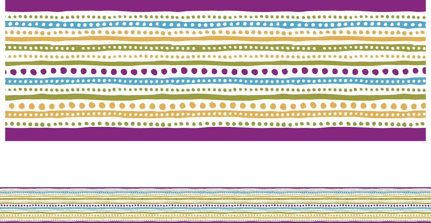 You-Nique Dots & Stripes Straight Borders