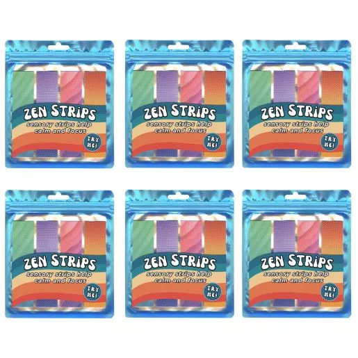 Zen Sensory Strips Bumpy Gradient-Set of 6