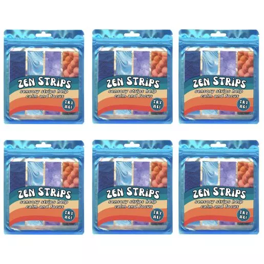 Zen Sensory Strips Sand Gradient-Set of 6